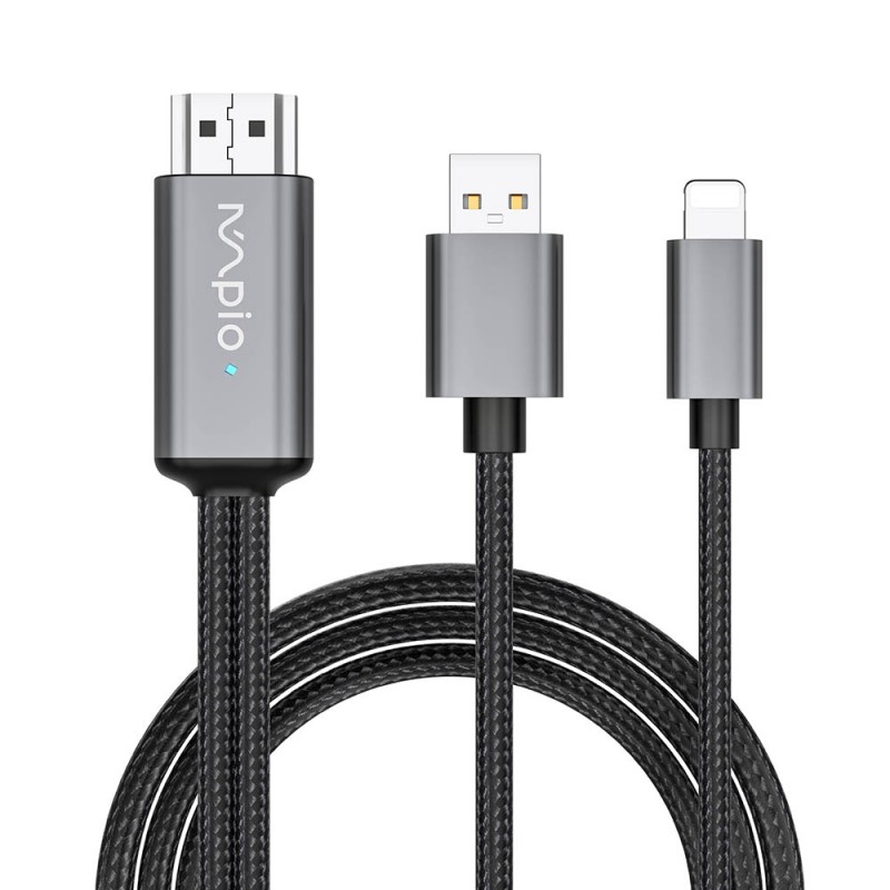 HDMI Adapter for iPhone iPad, iPhone to TV HDMI Ca...