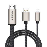HDMI Adapter for iPhone iPad, iPhone to TV HDMI Cable